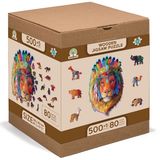 Medinė dėlionė WOODEN CITY Mystic Lion 505 (kontūrinė)