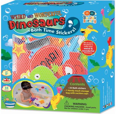 Vonios lipdukai WEIRD&WONDERFUL DINOSAURS