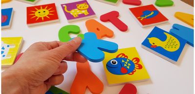 Vonios lipdukai tinklelyje BATH TIME ALPHABET Spell & Learn