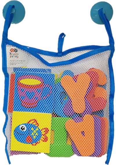 Vonios lipdukai tinklelyje BATH TIME ALPHABET Spell & Learn