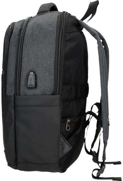 Kuprinė Pepe Jeans JARVIS, 44 cm, 3 skyrių, Black