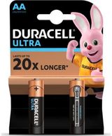 Baterijos DURACELL ULTRA AA, 2vnt.
