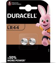 Baterijos DURACELL LR44, 2vnt