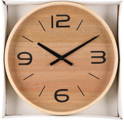 Sieninis laikrodis WOOD, 38 cm