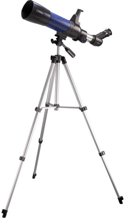 Teleskopas BRESSER NATIONAL GEOGRAPHIC su virtualios realybės programėle