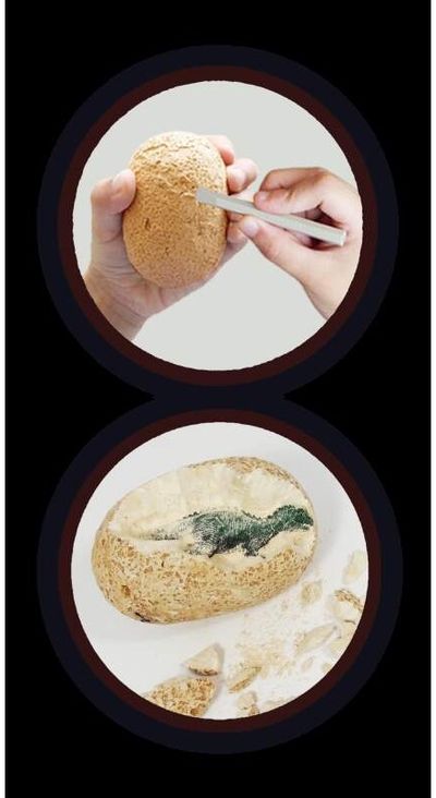 Rinkinys tyrinėjimui BUKI Iškask dinozaurų kiaušinius