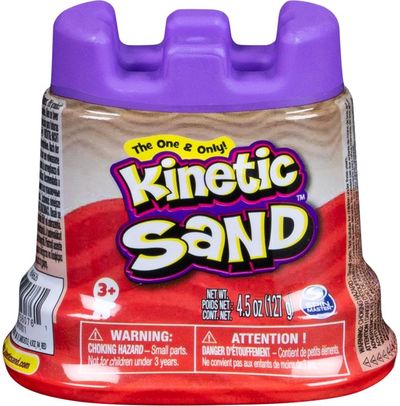 Kinetinis smėlis KINETIC SAND raudonas, 127 g.