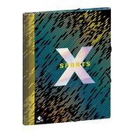 Dėklas sąsiuviniams XSPORTS, A4, 3 cm