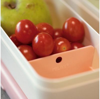 Priešpiečių dežutė MILAN RECTANGULAR PINK, 750 ml