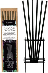 Kvapiosios lazdelės su stovu ACAPPELLA JUODOJI ORCHIDĖJA