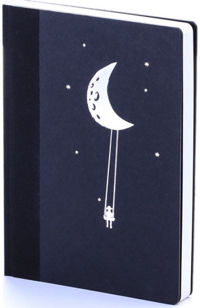 Užrašinė NATURAL Moon, A5, 240 psl., taškeliais