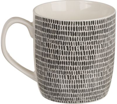 Puodelių rinkinys BLACK/WHITE, 8,6 x 9,2 cm