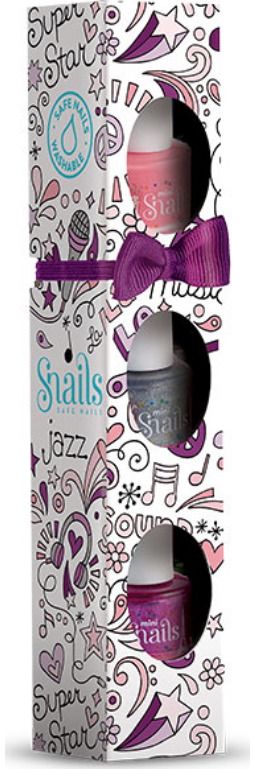 Nagų lakų rinkinys SNAIL JAZZ, 3 vnt.