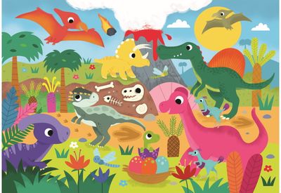 Dėlionė CLEMENTONI HAPPY DINOS 30 det.