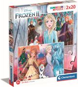 Dėlionė CLEMENTONI FROZEN 2 2x20 det.