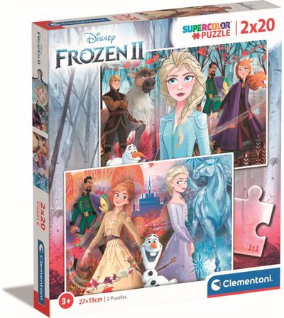 Dėlionė CLEMENTONI FROZEN 2 2x20 det.