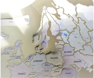 Foto žemėlapis EUROPA 69 x 48 cm