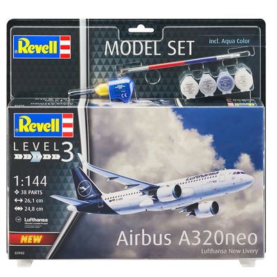 Modeliavimo rinkinys REVELL Airbus A320 neo Lufthansa