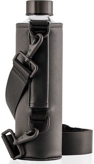 Stiklinė gertuvė EQUA CROSSBODY JET su rankena, 750 ml