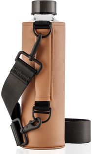 Stiklinė gertuvė EQUA CROSSBODY MAPLE su rankena, 750 ml