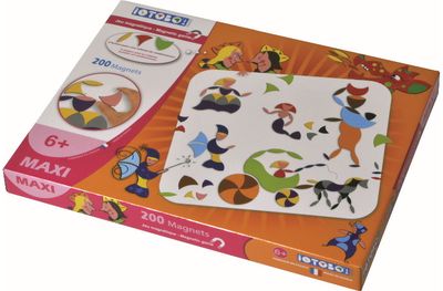 Magnetinis žaidimas iOTOBO Maxi (200 megnetų)