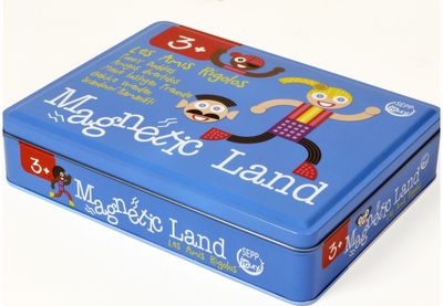 Magnetinis žaidimas SEPP JEUX linksmi bičiuliai (metalo dėžutė)