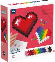 Dėlionė pagal skaičius PLUS PLUS Širdelės, 250 det.