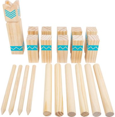 Lauko žaidimas SMALL FOOT KUBB Viking's Game