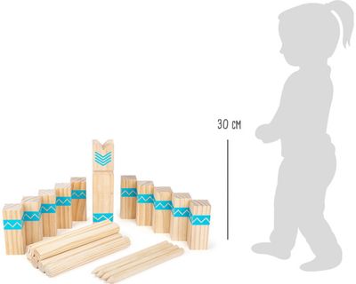 Lauko žaidimas SMALL FOOT KUBB Viking's Game