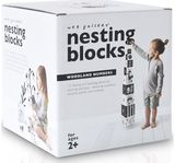 Lavinamieji kubai WEE GALLERY WOODLAND NUMBERS - skaičiai