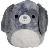 Pliušinis žaislas SQUISHMALLOWS Pilkas šunelis Gustavas 19 cm.
