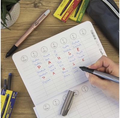 Kapsulinis rašiklis SLOPE, Metallic Pink