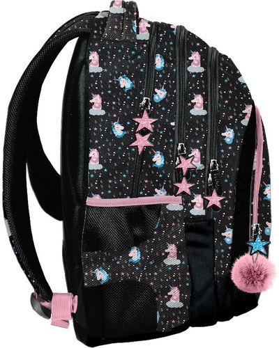 Kuprinė UNICORN, 3 skyrių, 41 cm, Black