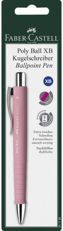Tušinukas Faber-Castell, POLY BALL PolyBall XB, 0,6 mm, Trend, 3 rūšių (bl)