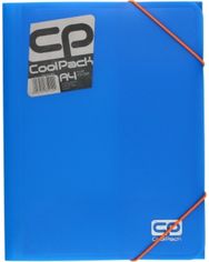 Aplankas plastikinis CP su guma, A4, Blue