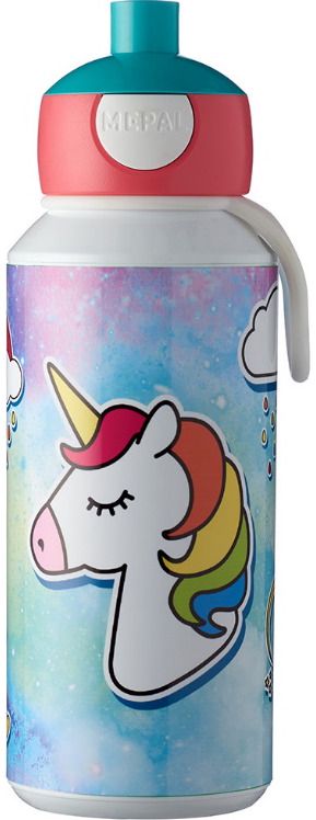Plastikinė gertuvė MEPAL POP-UP CAMPUS UNICORN, 400 ml