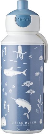 Plastikinė gertuvė MEPAL POP-UP OCEAN, 400 ml