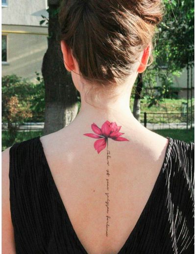 Laikinųjų tatuiruočių rinkinys TATTOOSHKA Colorful lotuses