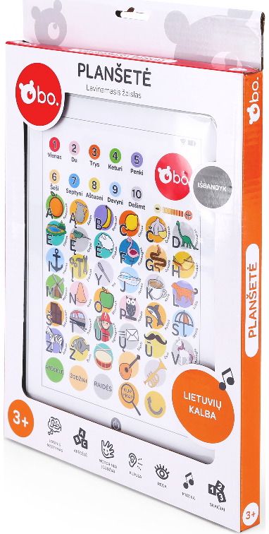 Lavinamasis žaislas BO. Planšetė (lietuvių kalba)