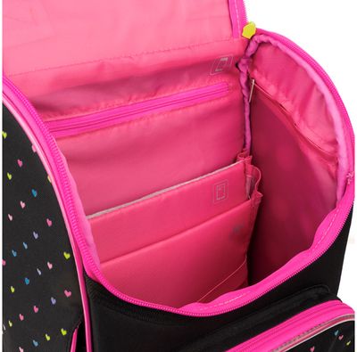 Forminė kuprinė Kite HEARTS su LED, S, Classic, 35 cm