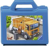 Kubelių dėlionė RAVENSBURGER Favorite Vehicles 12 vnt. lagaminėlyje