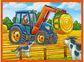 Kubelių dėlionė RAVENSBURGER Farm Vehicles 12 vnt. lagaminėlyje