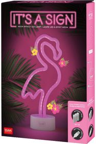 Stalinė lempa NEON EFFECT LED FLAMINGO