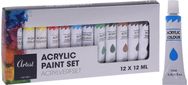 Akrilinių dažų rinkinys ARTIST, 12 ml x 12 sp.