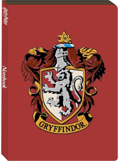 Užrašinė HARRY POTTER GRYFFINDOR, A5, 288 psl., Red