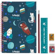 Užrašinė MR SPACE su priedais, A5, linijomis