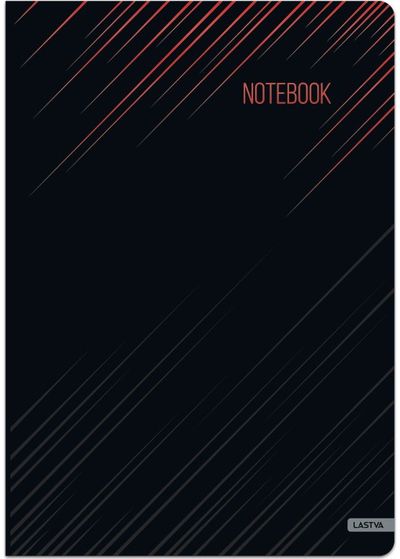 Sąsiuvinis DARK, A4, 70 g, 96 l., linijomis