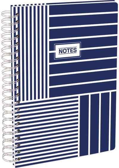 Užrašinė Lastva MONZA su spirale, B5, 100 l., linijomis, 4 rūšių