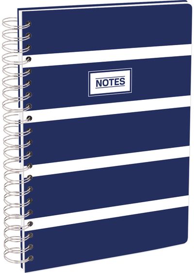 Užrašinė Lastva MONZA su spirale, B5, 100 l., linijomis, 4 rūšių