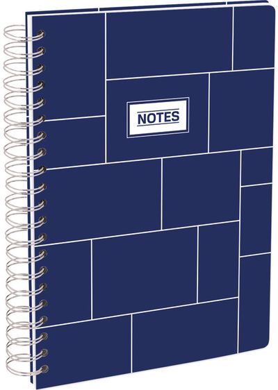 Užrašinė Lastva MONZA su spirale, B5, 100 l., linijomis, 4 rūšių